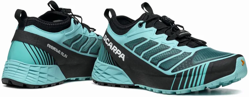 Scarpa Womens Ribelle Run Trail Shoes - Aqua-Black-4